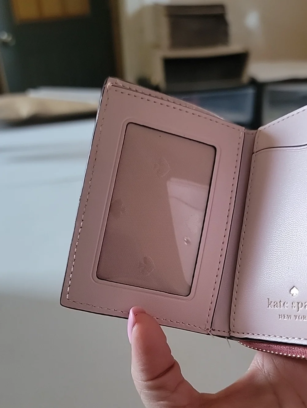 kate spade Picnic In The Park Small Trifold Wallet With Strawberries
